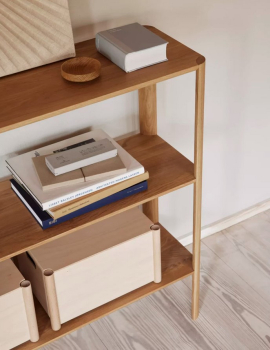 Form & Refine Leaf Shelf 1x3 Oak